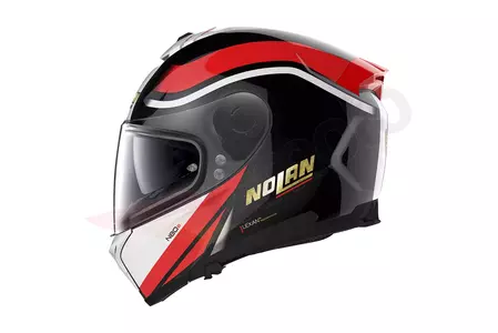 Nolan N80-8 50th Anniversary N-Com integrált motoros sisak fehér/fekete/piros XXS-3