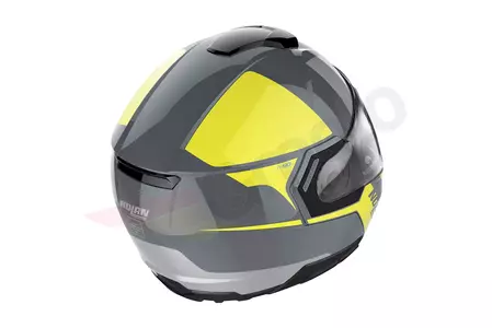 Kask motocyklowy szczękowy Nolan N90-3 Wilco N-Com szary/żółty mat XXS-4