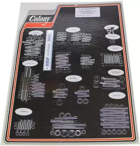 Kit de pernos de motor cromados Colony - 1026-P
