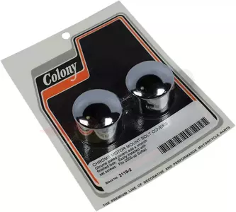 Tapas de tornillos de montaje del motor cromadas Colony - 2119-2
