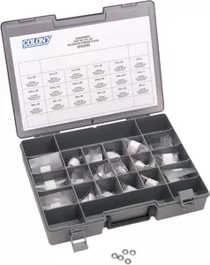 Distanciadores 3/8 X1/8 plata Colony - SPC-021