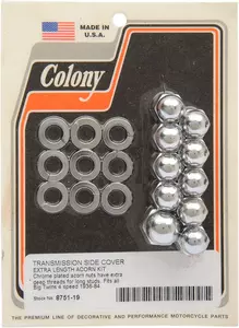 Комплект хромирани гайки за кикър Colony - 8751-19