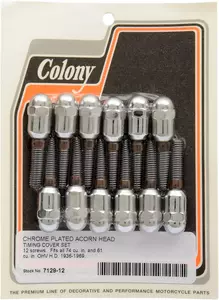 Set di dadi del coperchio della distribuzione cromati 70-84 Colony - 7129-12