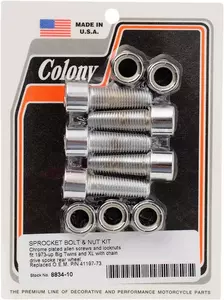 Комплект за монтаж на 38,1 мм ролка хром Colony - 8834-10