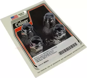 Комплект гайки за щифтове с глава хром Colony - 9002-4