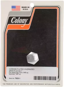 Vypúšťacia zátka oleja chróm 9/16-18 Colony - 7503-1