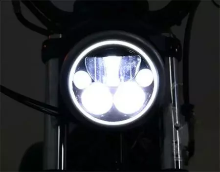 M5 LED Reflektor Ø145mm czarny chrom Denali-7