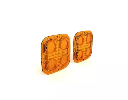 Kit lentilles DENALI TriOptic™ ambre éclairages D4 - DNL.D4.10100