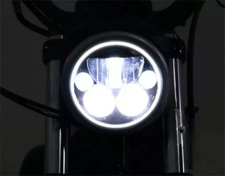 M7 LED prednje svjetlo Ø177mm crni krom Denali-5