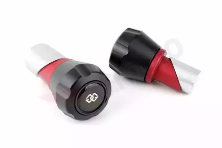 Ohjausvarsien/etujousituksen liukusäätimet musta/punainen Suzuki GSF1250 Bandit Gilles-2