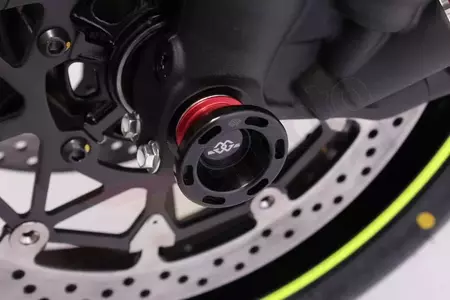 Gilles Tooling amortecedores do eixo da roda dianteira preto Suzuki GSX-R 1000-2