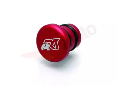 Końcówka dźwigni zmiany biegów ART czerwony - ASOT-392-RED