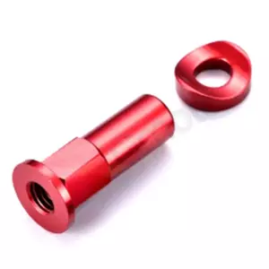 Гайка за придържане на гуми алуминий ART червен - ASOT-95-RD