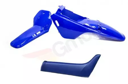 Műanyag szett + ART üléshuzat kék