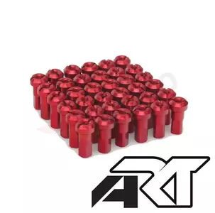 Haan Wheels ART Комплект спици с 36 дупки червен - TR-RED