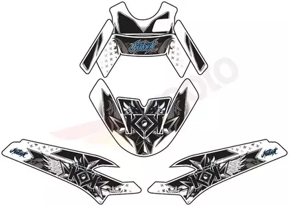 Kit déco KUTVEK Demon bleu MBK Stunt/Yamaha Slider - 1YM010021