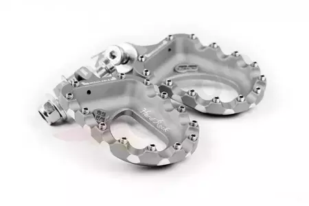 S3 aluminium kruis/enduro voetsteunen zilver-3