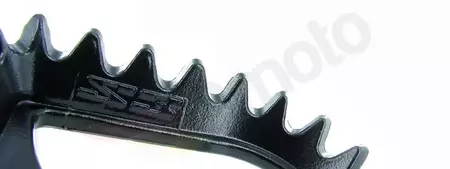 Krížové/enduro oceľové opierky nôh S3 Central Position Silver-3