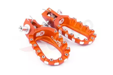 Suporturi pentru picioare S3 portocaliu KTM/Husqvarna-2