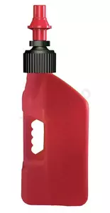 Bidon d'essence TUFF JUG 10L rouge translucide/bouchon rouge - RURR10