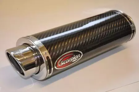 Schalldämpfer Skorpion Honda CBR 600RR 09-12 oval Carbon - SCORPION