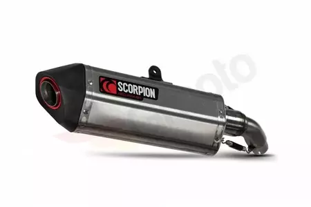 Silenciador de aço inoxidável Scorpion Red Power Kawasaki Z 125 19-21-4