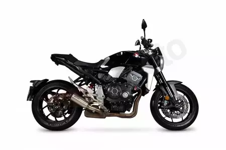 Scorpion Red Power Honda CB 1000 R 18-21 cu amortizor de zgomot din oțel inoxidabil - SCORPION