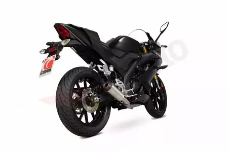 Scorpion Red Power complete uitlaatset Yamaha YZF-R 125 19-21 roestvrij staal - SCORPION