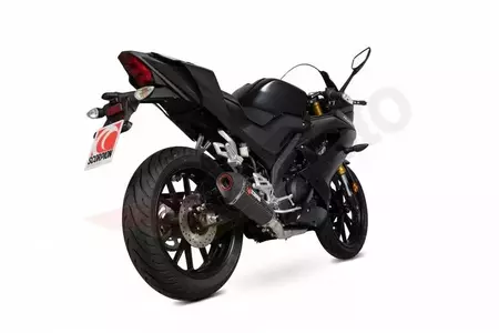 Kompletan ispušni set Scorpion Serket Yamaha YZF-R 125 19-21 carbon - SCORPION