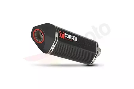 Ljuddämpare Scorpion Serket Honda NC 750 S/X 14-18 kolfiber-4