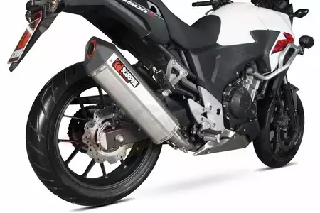 Ljuddämpare Scorpion Serket Honda CB 500 F/X 13-15 rostfritt stål - SCORPION