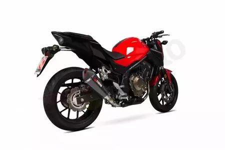 Dušilnik zvoka Scorpion Serket Honda CB 500 F/X 16-18 karbon - SCORPION