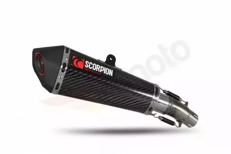 Silencieux Scorpion Serket Kawasaki Ninja 400/250 18-20 carbone-2