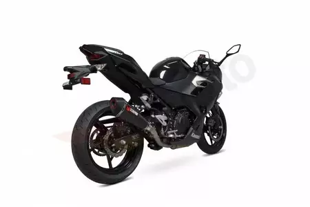 Silenziatore Scorpion Serket Kawasaki Ninja 400/250 18-20 carbonio-4
