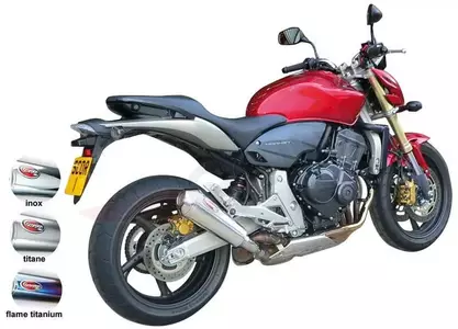 Silencieux Scorpion Serket Honda CB 600 07-13 acier inoxydable - SCORPION