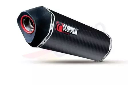 Silenciador Scorpion Serket Honda CBF 1000 10-18 carbono - SCORPION