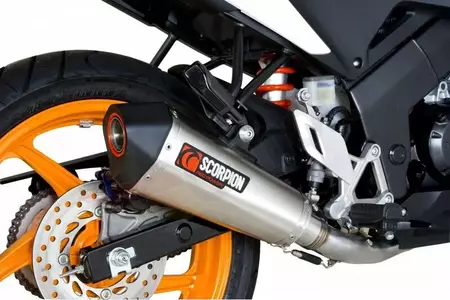 Kit d'échappement complet Scorpion Serket Honda CBR 125R 11-16 acier inoxydable-3