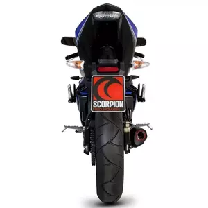 Kompletny zestaw wydechowy Scorpion Serket Yamaha YZF R 125 08-13 carbon-2