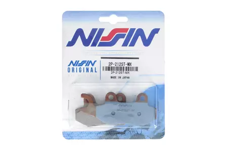 Nissin Street /Off-Road Sintered Metal bremžu kluči 2P-212ST-MX-2