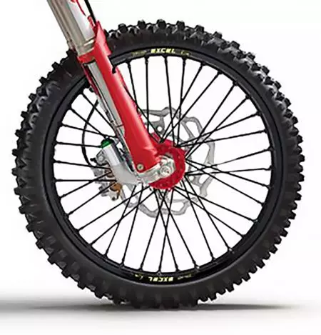 Täydellinen etupyörä 17x3.50x36T Haan Wheels musta - 1115006/3/6/3/3