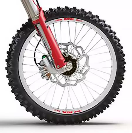 Täydellinen etupyörä Tubeless 17x3.50x36T Haan Wheels hopea / musta napa / hopea pyörät / hopea nännit - 155506/1/3/T