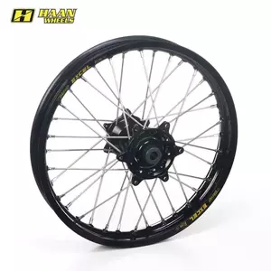 Täydellinen takapyörä 18x2.50x36T Haan Wheels musta - 136713/3/3