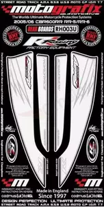 Kuipsticker voor het achternummer van de Honda CBR600RR Motografix - RH003U