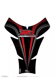 Tankpad rot/schwarz Suzuki Motografix - TS014RK