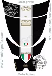Tankpude sort Ducati Sport Classic Motografix - TDSCSK