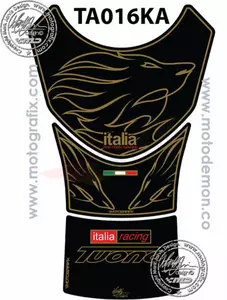 Подложка за резервоар черна Aprilia Tuono Motografix - TA016KA