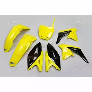 Komplet plastików UFO Suzuki RM-Z 250 żółty czarny 14-17 - SU416999W