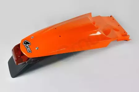 Galinis sparnas UFO su žibintu ir numerio ženklo laikikliu oranžinės spalvos - KT03015-127