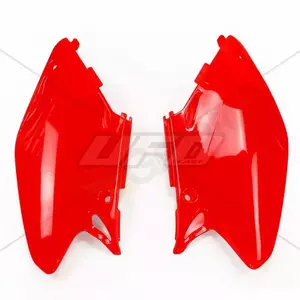 Komplet plastikowych osłon bocznych tylnych UFO Honda CR 125R 250R czerwony - HO03690070