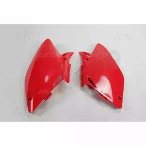 Set di coperture laterali posteriori in plastica UFO Honda Honda CRF 450R rosso - HO03694070